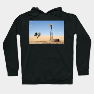 Wind driven water pump South Australia Hoodie